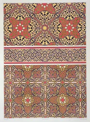 Deckenarabesken aus der Moschee von El-Bordeyny, aus 